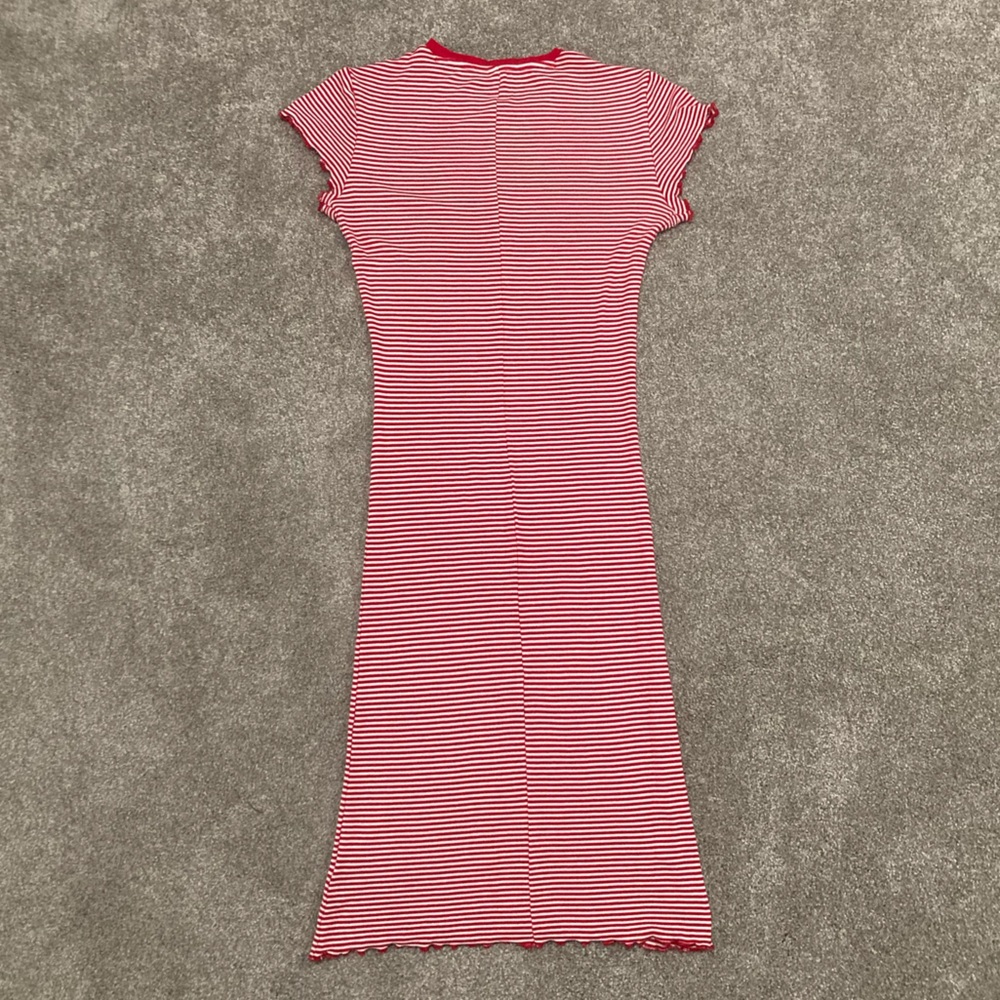 VOLCOM 🌹 Striped Ribbed Maxi Dress - Picture 7 of 14